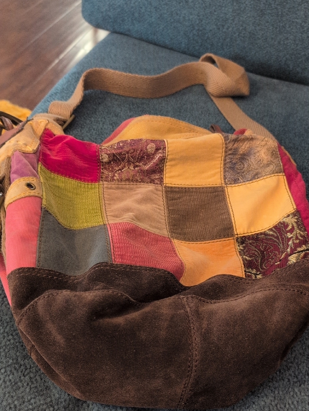 Lucky Brand Multicolor Patchwork Shoulder Bag